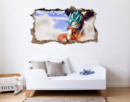 vinilo_decorativo_Vinilo_decorativo_Goku_Dragon_Ball_Z_Efecto_3D_Pared