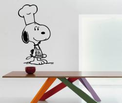 vinilo decorativo Vinilo decorativo Snoopy Cocinero