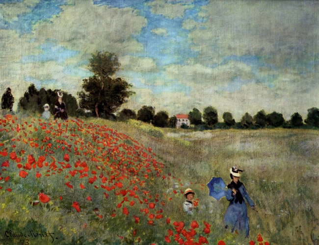 Fotomural Field At Argenteuil De Claude Monet