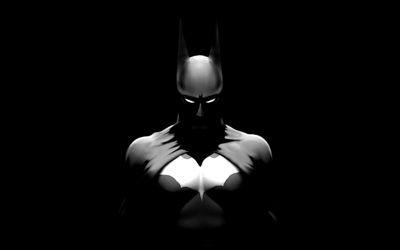 Fotomural Batman Blanco Y Negro personajes