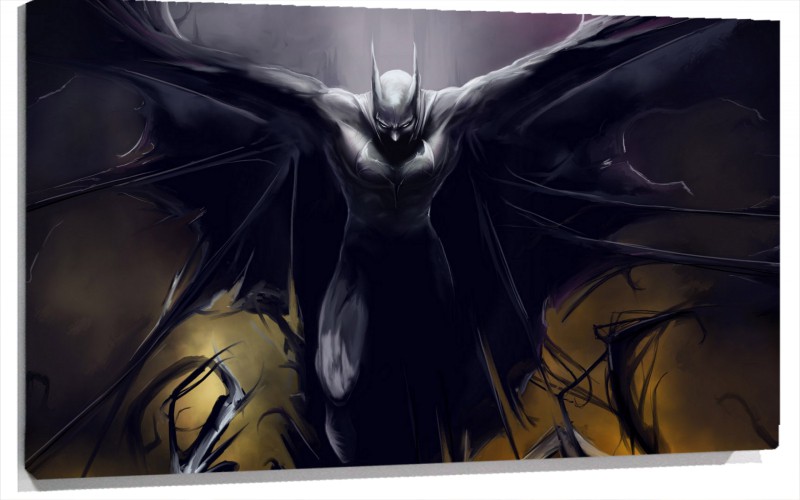 Cuadro Batman Abriendo Sus Alas | 100% a Medida