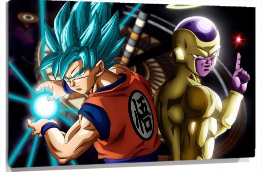 Cuadro Goku Y Freezer Kamehameha Onda Vital Super Saiyan Dragon Ball Z ...