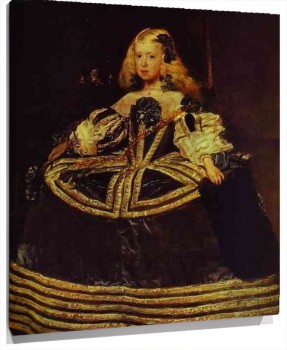 Lienzo Infanta Margarita in a Blue Dress