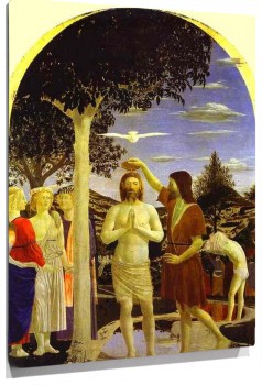 Lienzo Baptism of Christ