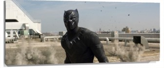 Lienzo Black Panther en la pelicula de capitan America Civil war