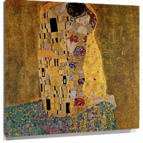 Lienzo El beso (original) gustav klimt  The kiss