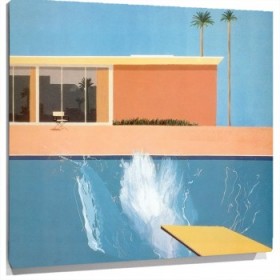 Lienzo A bigger splash David Hockney 1967