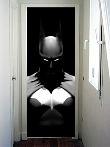 Fotomural Batman Blanco Y Negro personajes