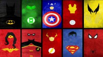  Murales Cartas De Batman Capitan America Flash Ironman Linterna Verde Mujer Maravilla Robin Spiderman Superm
