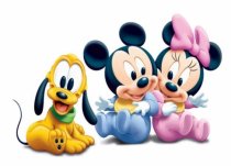  Murales Mickey Minnie Pluto beb