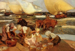  Murales Playa De Valencia De Joaquin sorolla