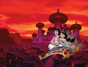  Murales Aladdin y Jasmine