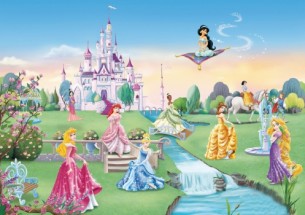  Murales 0 Castillo y princesas disney